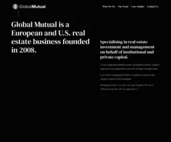 Globalmutual.com(Real Estate Investment & Asset Management) Screenshot