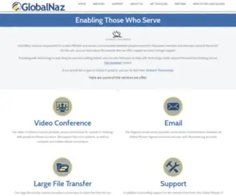 Globalnaz.org(Here To Serve) Screenshot