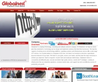Globalnest.com(Cloud computing) Screenshot
