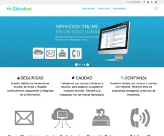 Globalnet.cl(Somos una Empresa con años de experiencia en) Screenshot