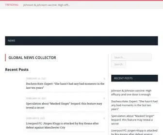 Globalnewscollector.com(Global News Collector) Screenshot