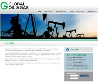 Globaloilandgas.com.au(Global Oil & Gas Limited) Screenshot