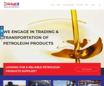 Globaloil.co.ke(A reliable distributor of petroleum) Screenshot