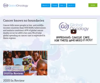 Globalonc.org(GLOBAL ONCOLOGY) Screenshot