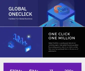 Globaloneclick.com(Professional Consulting Agency for Amazon and Crowdfunding) Screenshot