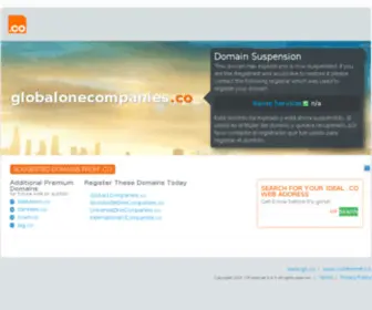 Globalonecompanies.co(Global One Companies) Screenshot