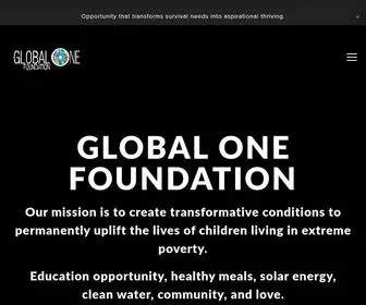 Globalonefoundation.org(Global One (Dharma) Foundation) Screenshot