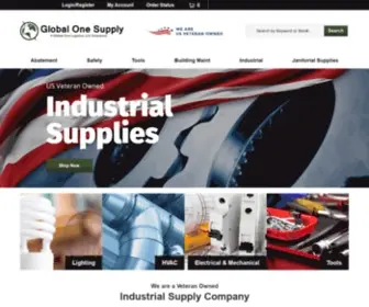 Globalonesupply.com(Industrial Building Supplies & Commercial Safety Equipment in Virginia) Screenshot