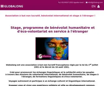 Globalong.com(Volontariat international) Screenshot
