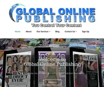 Globalonlinepublishing.com(Our company) Screenshot