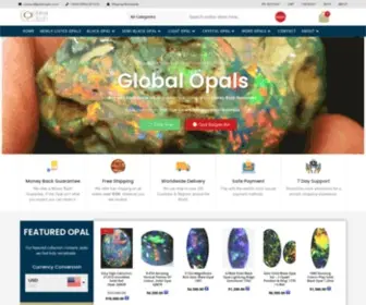 Globalopals.com(Australia's National Gemstone Global Opals Exploration Drillers) Screenshot