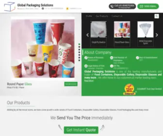 Globalpackagingsolutions.net(Global Packaging Solutions) Screenshot