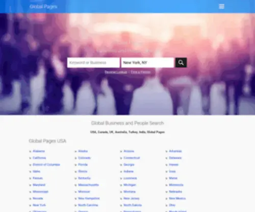 Globalpages.com(Global Pages) Screenshot