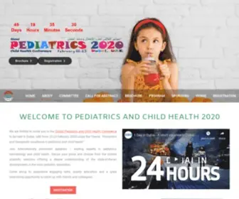 Globalpediatricsconferences.org(Pediatric Conferences) Screenshot