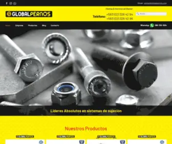 Globalpernos.com(Global Pernos: Líderes en Pernos) Screenshot