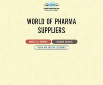 Globalpharmaexpo.com(Global Pharma Expo) Screenshot