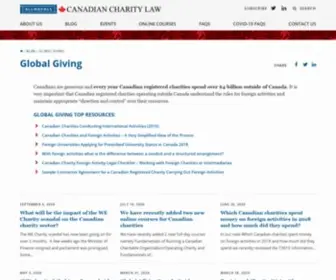 Globalphilanthropy.ca(Global giving top resourses) Screenshot