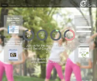 Globalphysicalactivityobservatory.com(GoPA) Screenshot