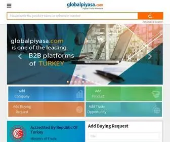 Globalpiyasa.com(Export Products) Screenshot