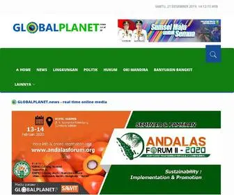 Globalplanet.news(Real time online media) Screenshot