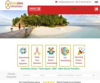 Globalplexa.com(B2B Travel Platform for worldwide listing of Tour Operators) Screenshot