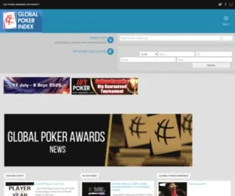 Globalpokerindex.com Screenshot