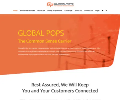 Globalpops.com(Global POPs) Screenshot