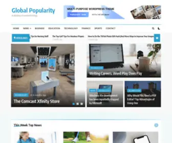 Globalpopularity.com(Global Popularity) Screenshot