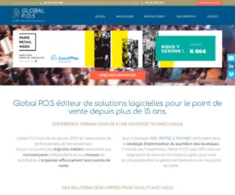 Globalpos.fr(Solutions d'encaissement et logiciels points de vente) Screenshot