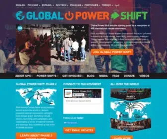 Globalpowershift.org(Global Power Shift) Screenshot