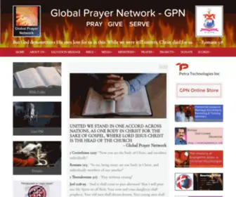 Globalprayernetwork.co(Global Prayer Network) Screenshot