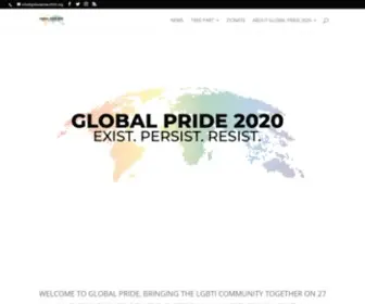 Globalpride2020.org(Global Pride 2020) Screenshot