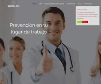 Globalprl.com(Global Prevención de Riesgos Laborales) Screenshot