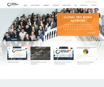 Globalprobono.org(Global Pro Bono Network) Screenshot