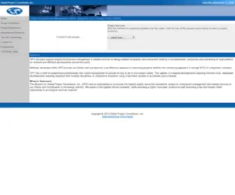 Globalproject.com(Global Project Consultants) Screenshot