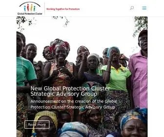 Globalprotectioncluster.org(Global Protection Cluster) Screenshot