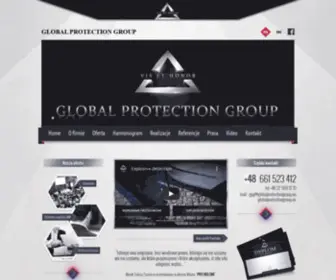 Globalprotectiongroup.eu(Agencja ochrony) Screenshot
