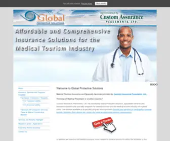 Globalprotectivesolutions.com(Medical Tourism Insurance Programs) Screenshot