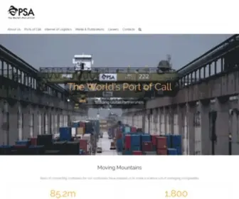 Globalpsa.com(PSA International) Screenshot