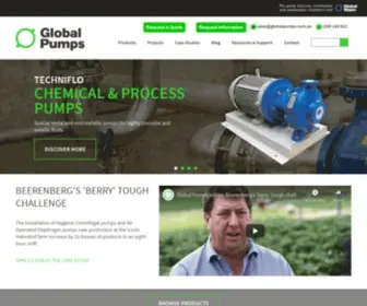 Globalpumps.com.au(Global Pumps) Screenshot