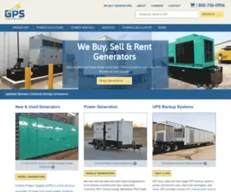Globalpwr.com(Industrial Diesel Generators) Screenshot