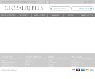 Globalrebels.com(English Laundry) Screenshot