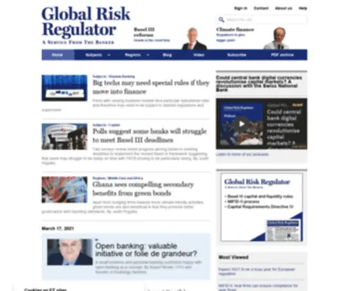 Globalriskregulator.com(Global Risk Regulator) Screenshot