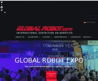Globalrobotexpo.com(GR-EX Global Robot Expo, Apr 1) Screenshot