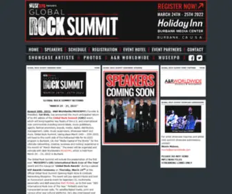 Globalrocksummit.com(Global Rock Summit) Screenshot