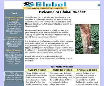Globalrubber.org(Global Rubber Inc) Screenshot