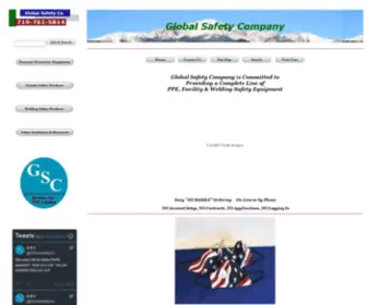 Globalsafetyco.com(Official Site for Global Safety Company) Screenshot