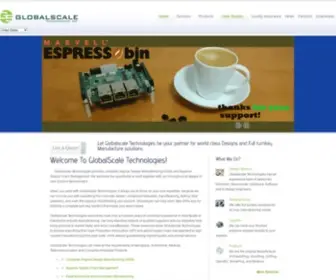Globalscaletechnologies.com(Globalscale Technologies provides complete Original Design Manufacturing (ODM)) Screenshot