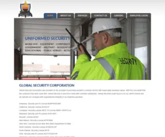 Globalsecuritycorporation.com(Excellent Security Service) Screenshot