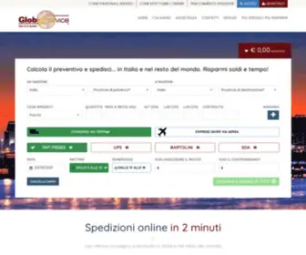 Globalservicespedizioni.it(Spedizioni Online in 2 Minuti) Screenshot